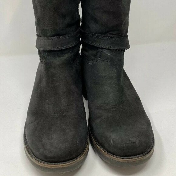 La Canadienne Sz 8 Silvana Suede Waterproof Lug Pull On Boots - Picture 6 of 11